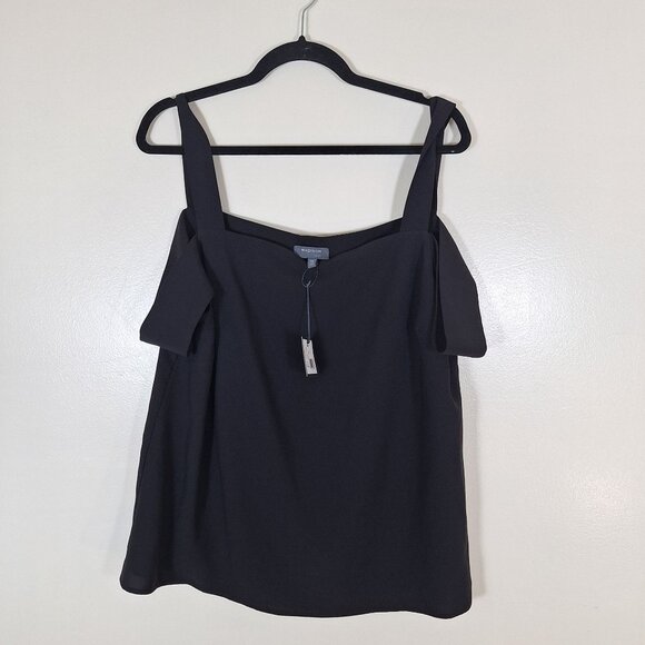 NWT Madison spaghetti strap black shirt size 1X - Picture 1 of 4